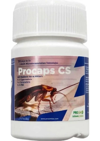 Procaps CS Mikrokapsül Teknolojili - (3 Aktif Maddeli - Aylarca Etkili)
