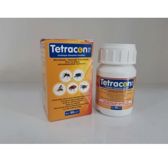 Tetracon 50 EC Kokulu  (Pire ve Kene İçin Kesin Çözüm - Sert Etki)