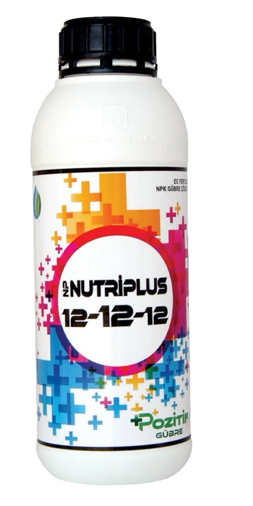 Nutriplus NPK 12-12-12 Sıvı Gübre 1 Lt - Standart Dengeli Besleme