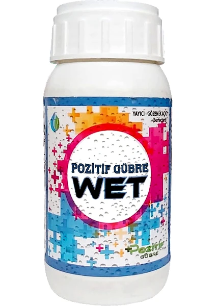 Pozitif Gübre Wet (Yayıcı Yapıştırıcı - pH Düşürücü - Gözenek Açıcı) 250 cc