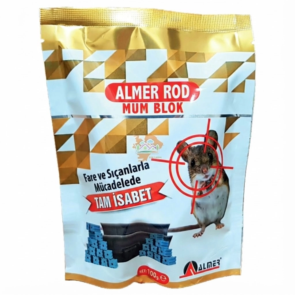 Almer Rod Mum Blok Fare Zehiri 100 Gr