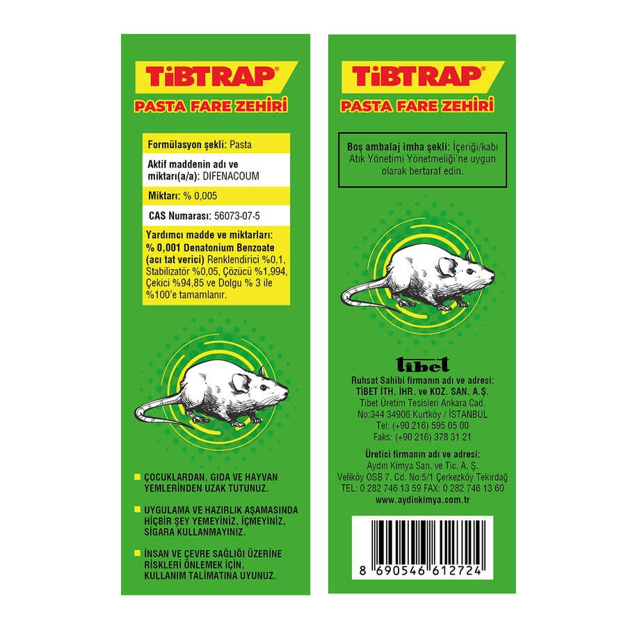Tibtrap Fare Zehiri Pasta 100 Gr - (Yumuşak Yem - Çekici Lezzet)