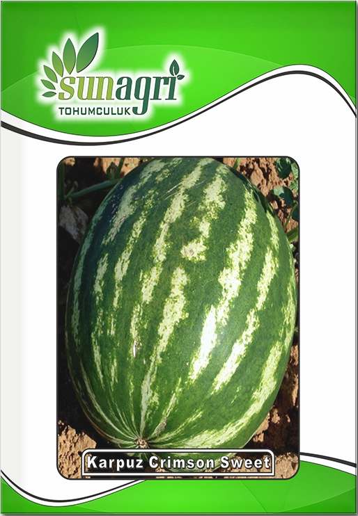 Crimson Sweet Karpuz Tohumu (Çizgili - Nakliyeye Dayanıklı)
