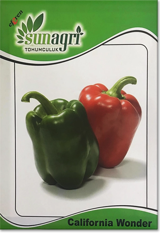 California Wonder Biber Tohumu (Kızaran Dolmalık - Tatlı)