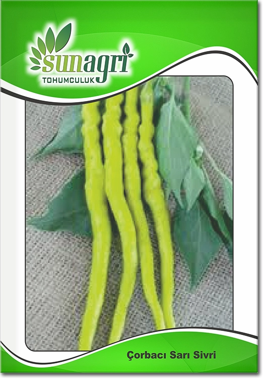 Çorbacı Sarı Sivri Biber Tohumu (Turşuluk - Tatlı)