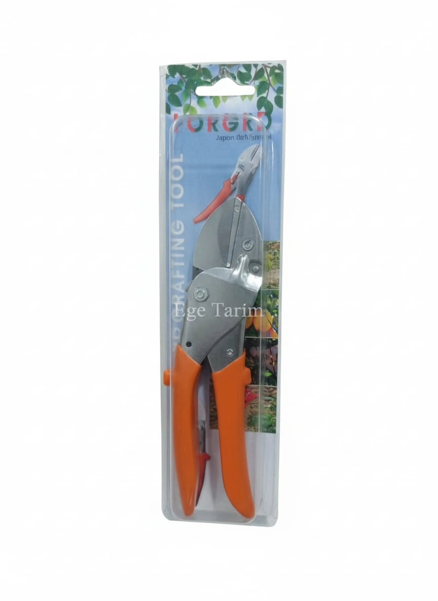 Forged GT-013 Profesyonel Dövme Çelik Örslü Bağ Makası (20 cm)