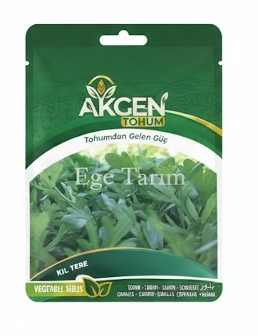 Akgen Kıl Tere (İnce Yaprak) Tohumu 10 gr - Çıtır ve Aromatik