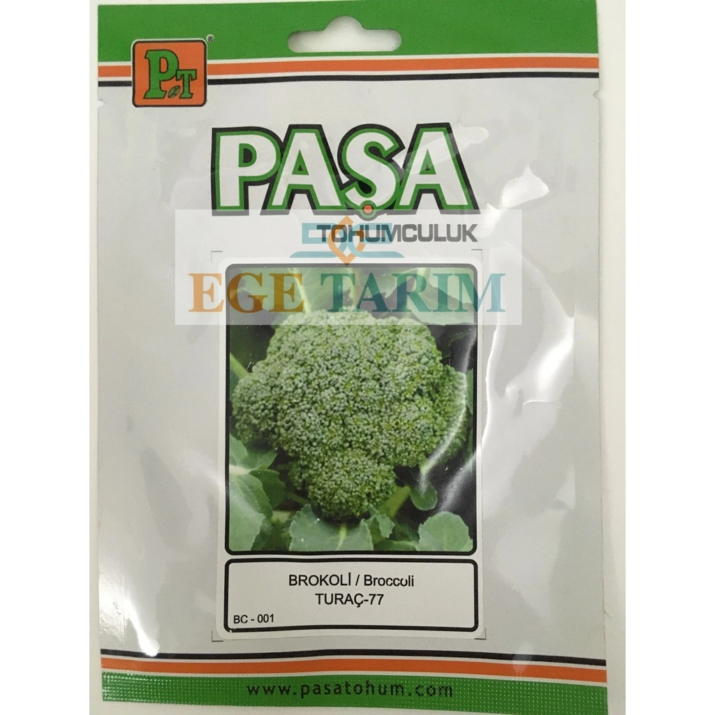 Paşa Tohum Turaç-77 Brokoli Tohumu 10 gr - Yerli, Erkenci ve Yan Dal Veren