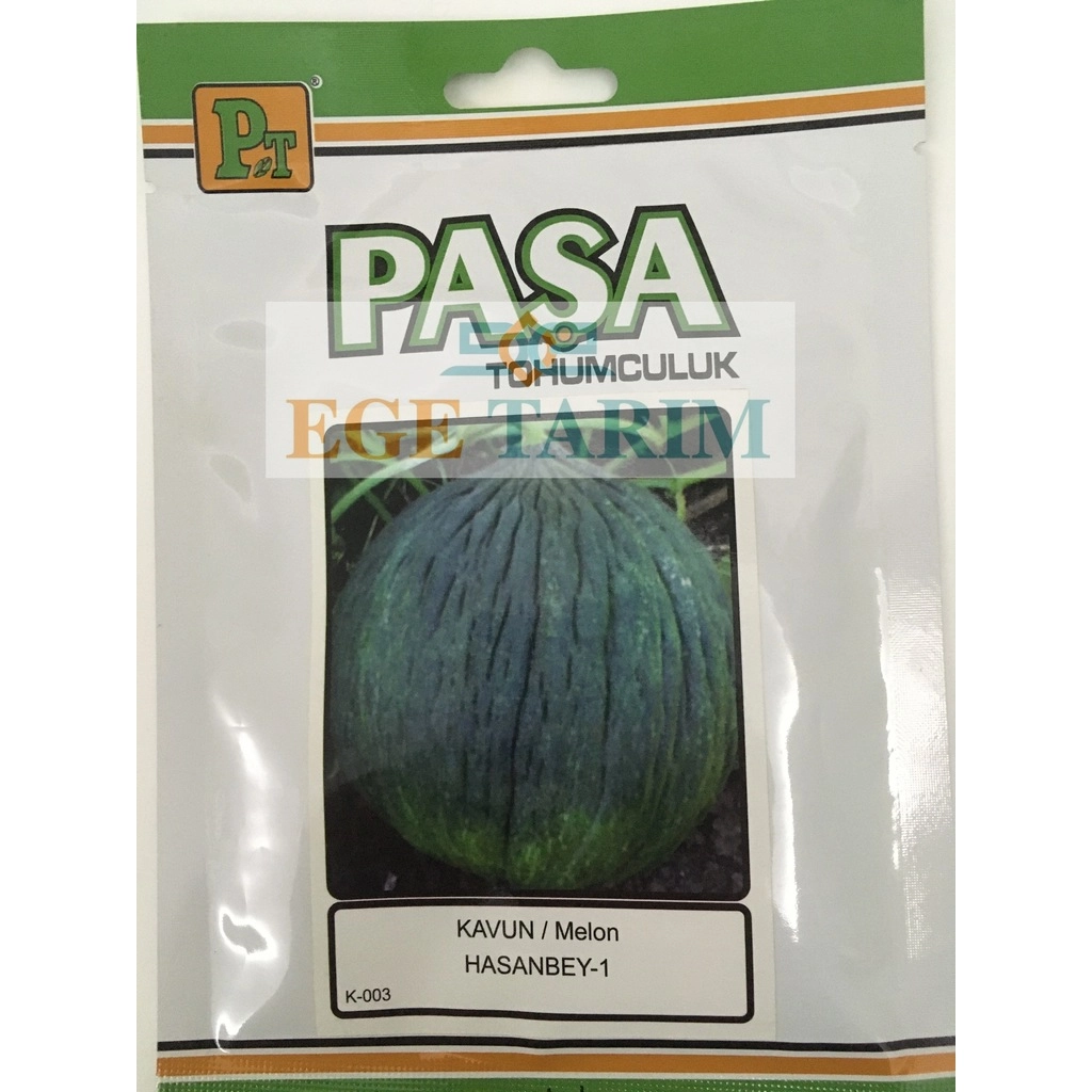 Paşa Hasanbey-1 (Kışlık) Kavun Tohumu 10 gr - Koyu Yeşil, Kırışık ve Dayanıklı