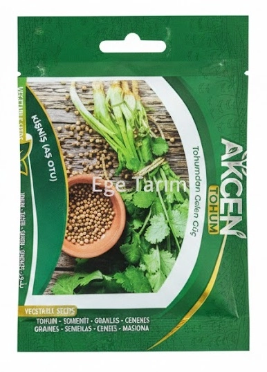 Akgen Kişniş (Aş Otu) Tohumu 5 gr - Aromatik Yapraklı ve Baharatlık