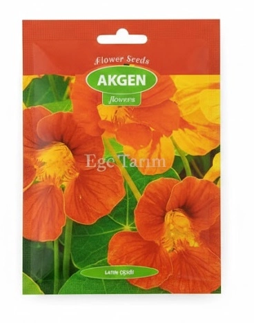 Latin Çiçeği (Tropaeolum majus) Tohumu - Yenilebilir ve Şifalı