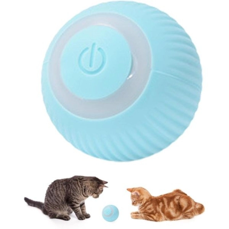 İnteraktif Akıllı Kedi Köpek Oyun Topu (Şarjlı & Otomatik Hareketli)