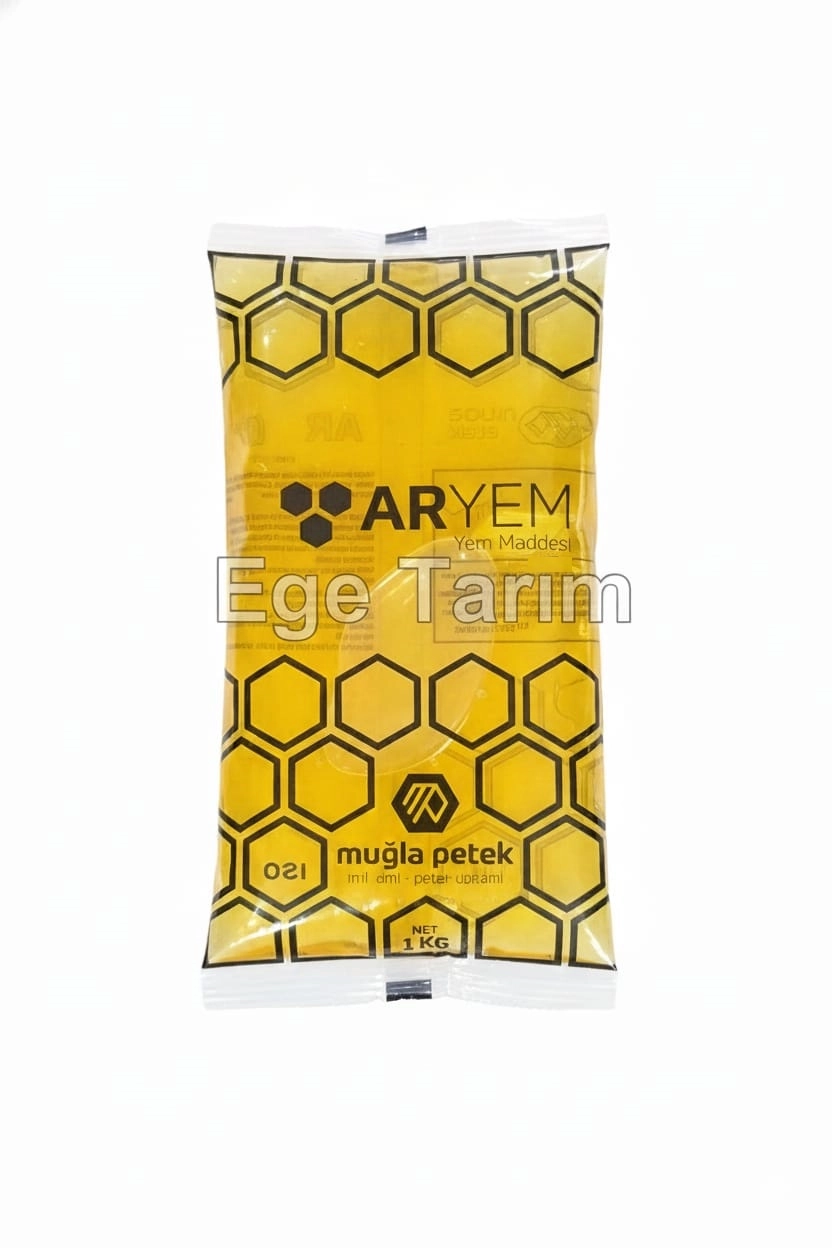 Muğla Petek ARYEM Hazır Sıvı Arı Yemi 20 Kg Koli - (Poşet Şerbet - Yemliksiz Kullanım)