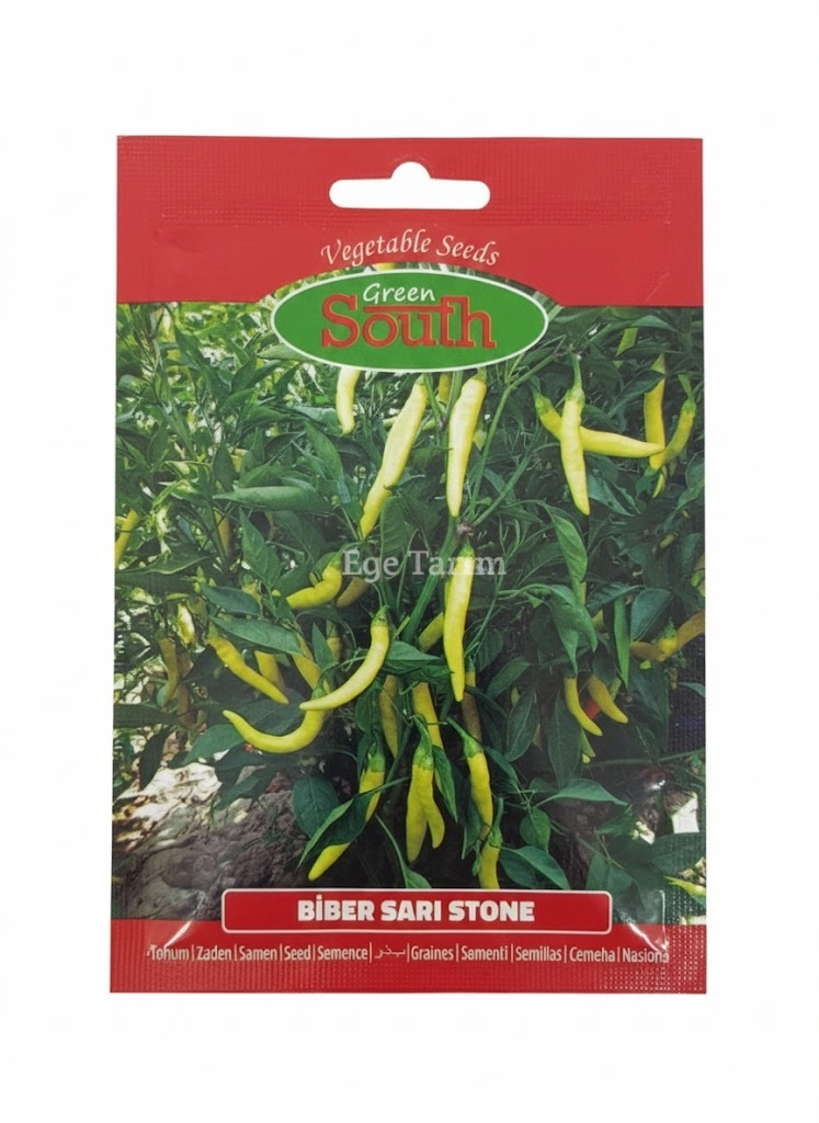 Green South Sarı Stone Süs Biberi Tohumu 3 gr 