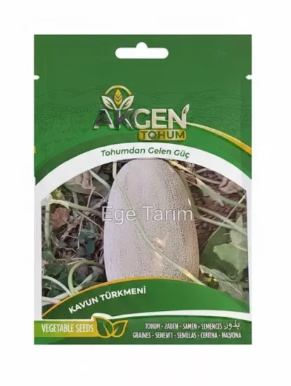Akgen Türkmen (Uzun) Kavun Tohumu