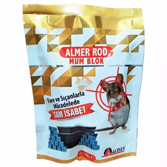Almer Rod Mum Blok Fare Zehiri 100 Gr