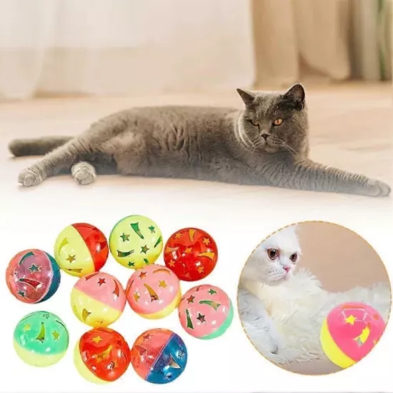 Çıngıraklı Kedi Oyun Topu Sesli ve Renkli