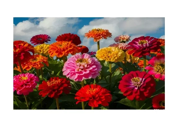Zinya (Zinnia elegans) Çiçek Tohumu - Karışık 