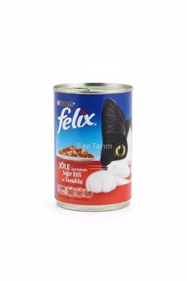 Felix Kedi Konservesi (Sığır & Tavuklu Jöle) 400gr
