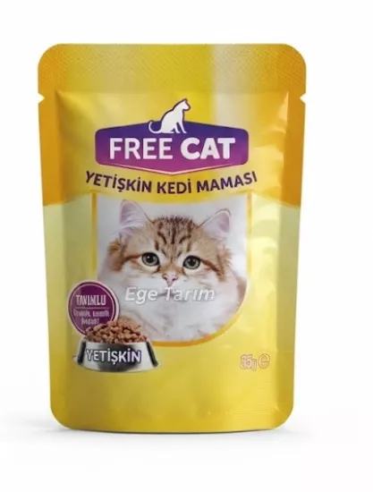 Free Cat Tavuklu Yetişkin Kedi Maması 85gr