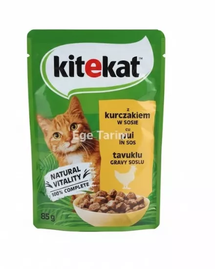Kitekat Tavuklu Soslu Kedi Maması 85gr