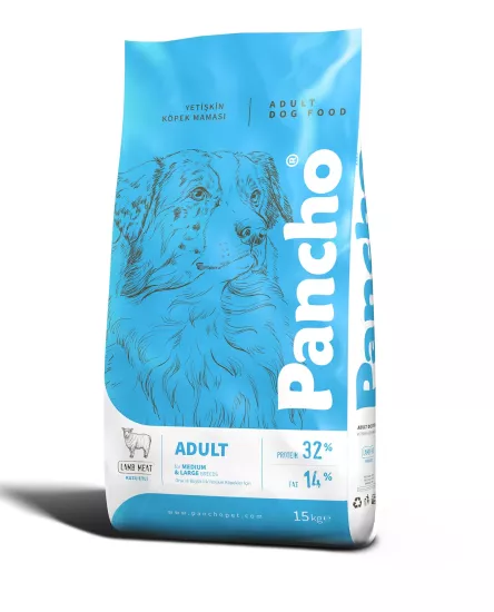 Pancho Yetişkin Köpek Maması (Kuzulu) 