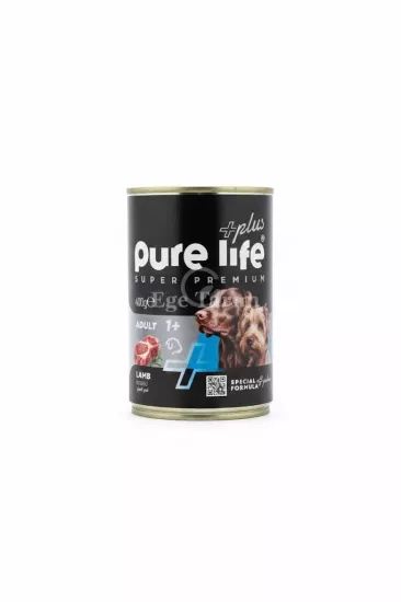 Purelife Kuzulu Yetişkin Köpek Konservesi 400gr