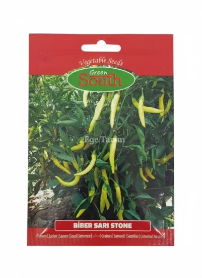 Green South Sarı Stone Süs Biberi Tohumu 3 gr 