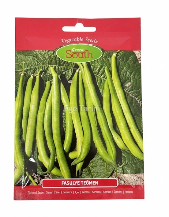 Green South Teğmen (Magnum Tipi) Oturak Fasulye Tohumu 10 gr - Yassı, Kılçıksız ve Erkenci