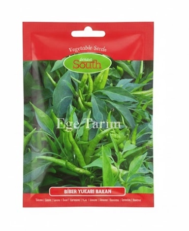 Green South Yukarı Bakan (Cin) Süs Biberi Tohumu 3 gr - Çok Acı ve Dekoratif